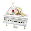 Carillon Music Box Music Box Grand Piano white Ballerina New
