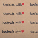 120PCS DIY Kraft Sealing Stickers Paper Crafts Hand Made Label Packaging BX