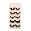 5 Pairs Multilayer Thick Curly Eyelashes False Eyelashes Long Handmade
