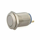 2A / 3V-250V push button switch push button 12 mm nickel-plated brass R5C1