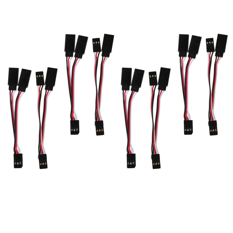 8pcs Replacement Y Shape 3Pin Wire Harness Cable JR Plug for RC Car ESC