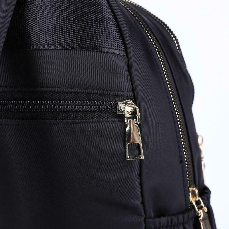 Women Large Capacity Lattice Backpack Preppy Nylon Shoulder School Bags