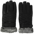 Men's non-slip thermal winter sports leather gloves Tactile display Gloves