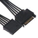 30CM SATA 15Pin Male to Female Power Cable HDD SSD Power Supply CableBX