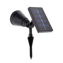 Outdoor In-Ground Spotlight 4LED Solar Energy Power Garden Lawn Light Lamp