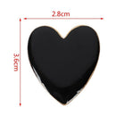 5X(Lovely Style Heart Shaped Stud Earrings For Women Fashion Jewelry Bohem S1G8)