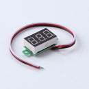 0.36inch LED Digital Voltmeter DC0-100V Three Line Volt Meter(Blue)