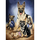 5D DIY Full Drill Diamond Painting Dog Cross Stitch Embroidery Kits (C1160)