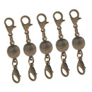 10pcs 8mm Ball Magnetic Clasp with Lobster Clasp Connector Jewelry Findings
