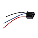 H4 Headlight Light Extension 3 Wire Harness Lamp Female Socket Adapter