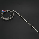 2 m Wire Temperature Sensor thermocouple probe PT100 200 mm x 5 mm