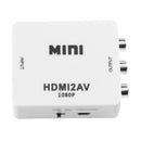 HDMI to RCA Video Audio Set-Top Box 1080P HDMI2AV Adapter Converter