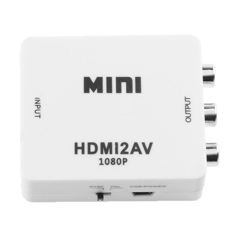 HDMI to RCA Video Audio Set-Top Box 1080P HDMI2AV Adapter Converter