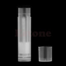 5pcs 5mL Clear Black White Empty Lipstick Lip Balm Container / Case Tube + Caps