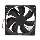 PC Brushless DC 4 Pin Connector 7 Blades 12V 12cm 120mm Cooling Fan Y9N5