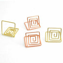 Wire Shape Place Card Holder Stands, Table Name Number Holders, Paper Menu  A7V3