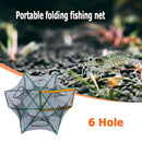6 Sides 6 Holes Automatic Fishing Net NylonÃ‚Â Crab Fish Trap ShrimpÃ‚Â Cage (C) A