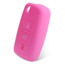 Silicone 3 Button Key Cover Case Shell fit for Skoda Octavia VW Golf Passat B6
