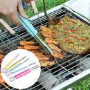 Stainless Steel Food Clip Ice Tongs Meat Salad Toast Tongs BBQ Kitchen To JR