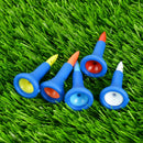 5Pc Durable Soft Rubber Cushion Top Golf Tees Golf Supplies For Golfer Short