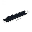 Velvet Finger Ring Showcase Display Jewelry Organizer Stand 6 Fingers