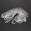 5 Metre Chandelier Crystal Clear Octagon Sun Catcher 14mm With Chrome Conne