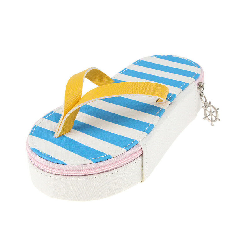 Cute Pencil Case Office & School Supplies Makeup Bags Kids Gift, Blue