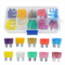 50pcs Mixed Medium Standard Blade Fuse 32V Assortment Kit Car Auto 3A~40A+B F3T3