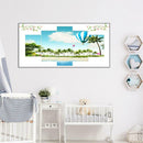 5pcs 5D DIY Full Drill Diamond Painting Beach Embroidery Cross Stitch Kits Decor