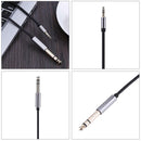 3.5mm 1/8" Male to 6.35mm 1/4" Male TRS Stereo Audio AUX Adapter Connector Cable