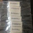5W 500 Ohm Power Resistor Ceramic Cement Resistor Axial Lead 10 Pcs White K5S4