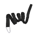 Elastic Kayak Paddle Leash 1.5m Keeper Fishing Pole Holder Accessory Black
