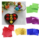 500pcs Multicolor Square Foil Chocolate Sweets