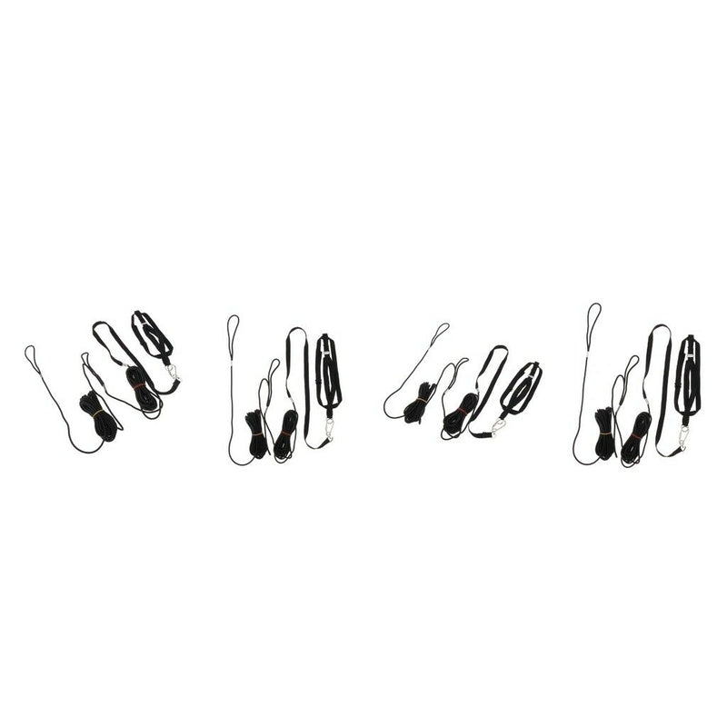 4pcs Outdoor Parrot Leash Adjustable Bird Harness For Small to Large Birds