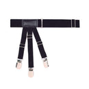 Mens Shirt Stays Upgrade Adjustable Elastic Garter Shirts Holder With Non-S R4B1