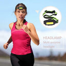 Outdoor Night Climbing COB LED Hat Clip Lights Black Headlight USB Charging Lamp