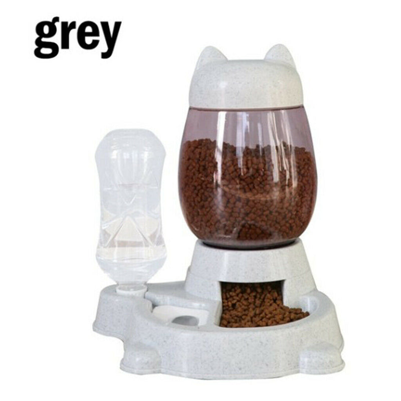 2pcs Automatic Feeders Cat Dog Rabbit Water Dispenser Drinking Fountains