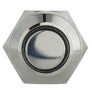 16 mm 12V 3A Automotive Metal Self - locking Button Switch Yellow C8N4