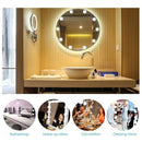 6pcs LED Makeup Mirror Light Bulb Kit Dimmable USB Hollywood Table Lights