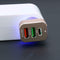 Micro USB Type-C QC3.0 3 Ports Car Charger Fast Charging for Smart Phones #JT1