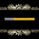 1/4x3/8x76 Long Straight Router Bit 1/4 inch Shrank Extension Edge Cutter