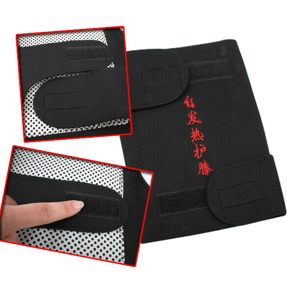 2 Pcs Knee Brace Support Spontaneous Heating Protection Magnetic Therapy Be