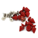 10 Sets Alloy Bullet Rivet Studs Punk Spike Leather Bag Clothes Decoration