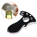 Multi Functional Fork Carabiner EDC Tool Wrench Spoon Opener For Outdoor Ca Top