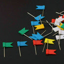 Flag Marker Shape Map Pins Cork Notice Board Push Pin Home Office