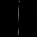 20-Pack Clear Reusable Hard Plastic Straws with Cleaning Brush for Party