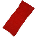 Women Warm Knit Neck Circle Wool Cowl Snood Long Scarf - Red Z4R8