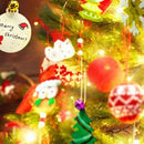 40PCS Unfinished Wooden Christmas Ornaments Bulk,Natural Wood Slices Wood C