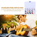 15pcs/set Celluloid Stainless Steel Finger Thumb Guitar Picks for Bass