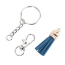 125pcs  Key Chain Ring with Chain Tassel Pendants DIY Key Ring  Jewelry MakOZ
